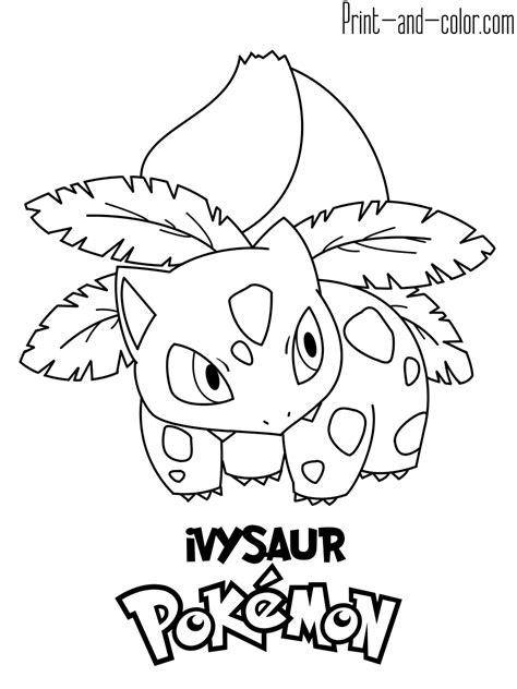 Pokemon Pictures To Print And Colour