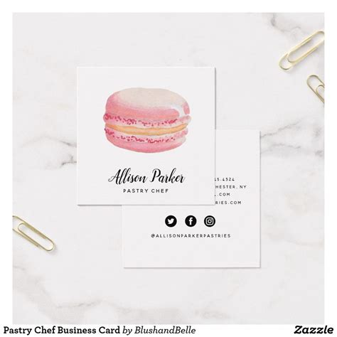 Bar grill business card bistro promotional card qr code promotional card. Pastry Chef Business Card | Zazzle.com in 2020 | Bakery business cards, Business cards, Cake ...