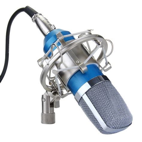 Scls New Condenser Microphone 35mm Bm 700 Studio Recording Mic Shock