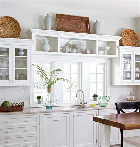 How To Decorate Empty Space Above Kitchen Cabinets Leadersrooms