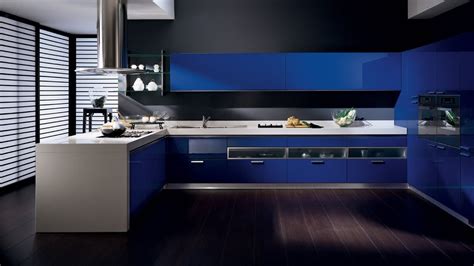 Дизайн кухни в бело синем цвете 98 фото