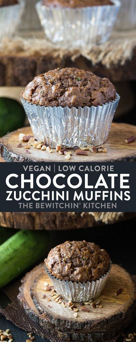 Indulge chocolate cravings with these healthy cookies, brownies and more desserts. Chocolate Zucchini Muffins with Pecans | Recipe | Low calorie chocolate, Low calorie desserts ...