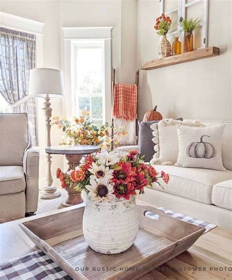 33 Fall Decor Ideas For Cozy Living Room In 2022 Fall Living Room
