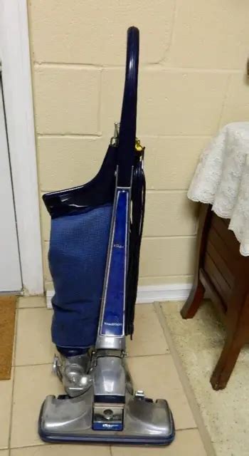 Vintage Kirby Tradition Upright Vacuum Cleaner Blue Whose And Bags