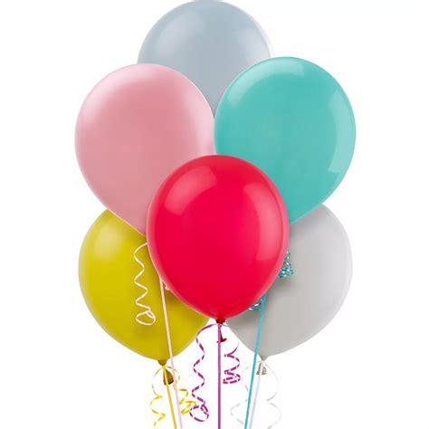 Assorted Pastel Balloons 15ct Party City