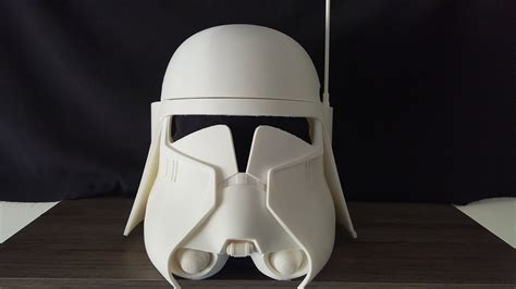 Commander Bacara Clone Trooper Helmet Diy Etsy