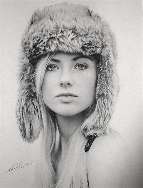 Graphite Pencil Drawing Of Agata By Julio Lucas On Behance