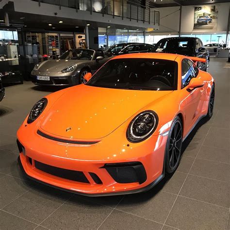 Gulf Orange 2018 Porsche 911 Gt3 Shines In Sweden Autoevolution