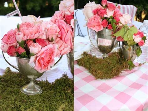 trophies and pink flowers mother s day party ideas photo 18 of 21 catch my party
