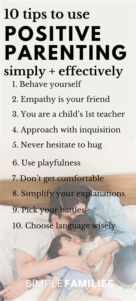 Positive Parenting 10 Simple Tips To Do It Effectively Simple