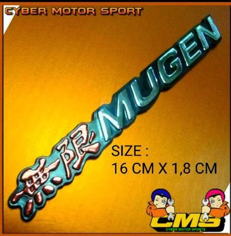 Jual Emblem Body MUGEN Chrome Emblem MUGEN Chrome Universal Di Lapak