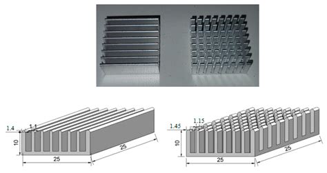 Processes Free Full Text Heat Transfer Performance Of Plate Fin And Pin Fin Heat Sinks Using