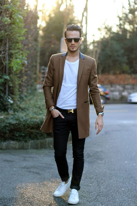 The price of rubber at that time was so high that new estates were being. Men's Camel Overcoat, White Crew-neck T-shirt, Black Jeans ...