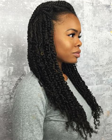 30 Hot Kinky Twists Hairstyles To Try In 2018 Loose