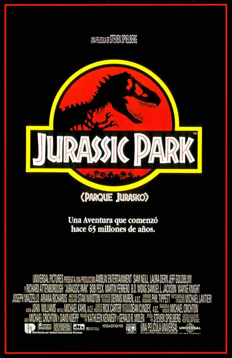 Jurassic Park 1993 Famous Movie Posters Famous Movies Original