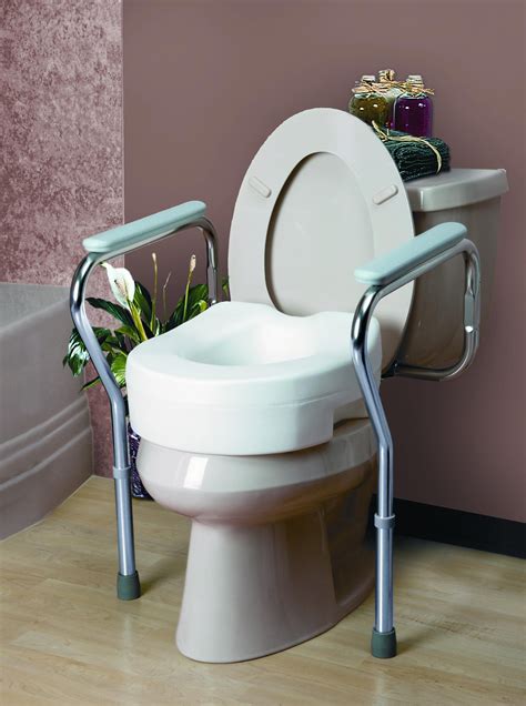 Raised Toilet Seat With Arms And Legs Home Inspiration