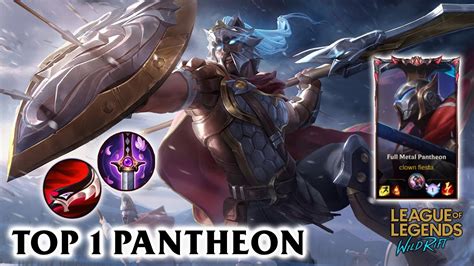 Wild Rift PANTHEON Full Metal Pantheon S Ranked Gameplay Build YouTube