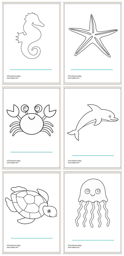 Sea Animals Printable Colouring Sheets Free The Mommy Blog