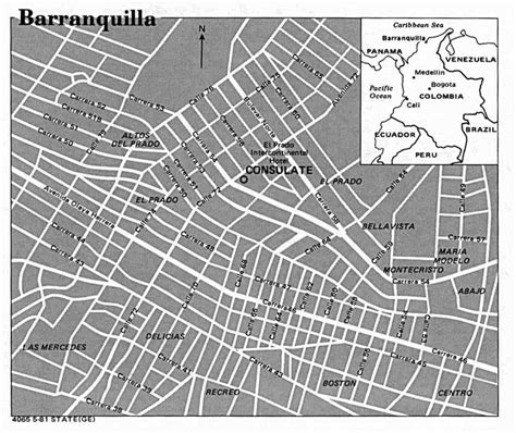 Mapa De Barranquilla Tamaño Completo Ex