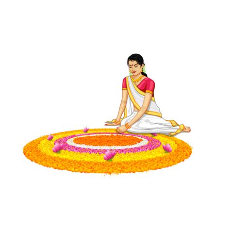 They decorate their black and beautiful hair with garlands of flowers. Onam 2020 | When is Onam 2020? - CalendarZ