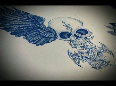 Sketching P Ii By Eason41 Skull Tattoo Sketches Tattoos