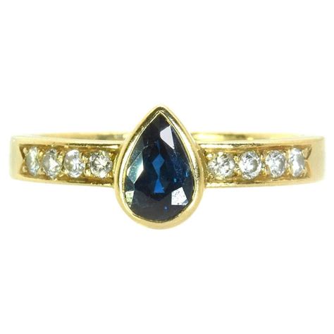 Cartier Sapphire And Diamond Ring At 1stdibs