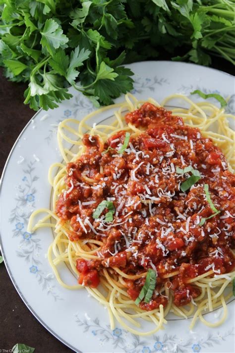 Slow Cooker Spaghetti Bolognese Sauce Recipe Chefthisup