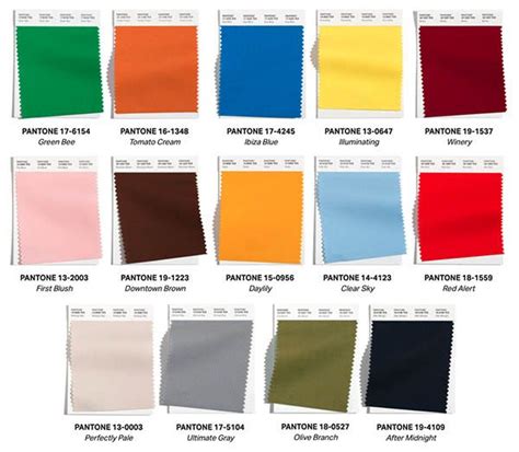The Pantone Color Institute Recently Revealed Its Top 10 Colors For