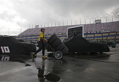 Drivers and fans had to wait to hear when the race may start or if it will be moved to monday or even tuesday. Bell overcomes spin to win NASCAR Truck race at Kentucky ...
