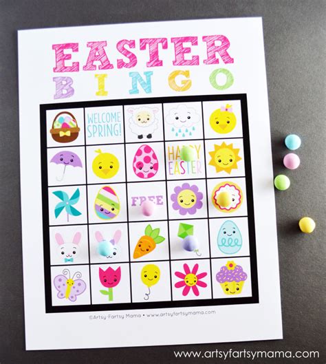 Free Printable Easter Bingo Artsy Fartsy Mama
