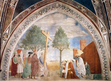 9 Exaltation Of The Cross By Piero Della Francesca Renaissance Art