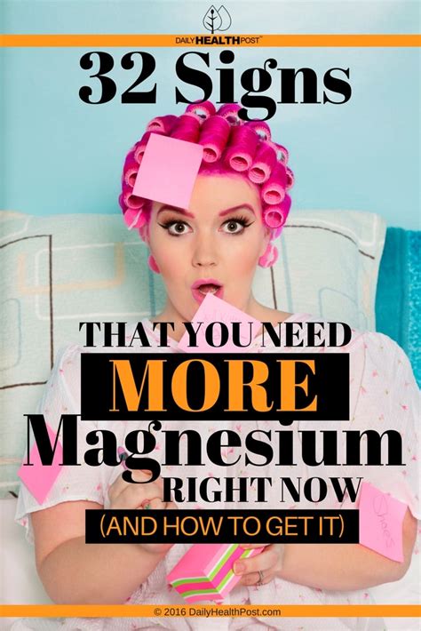 32 signs that you need more magnesium right now and how to get it
