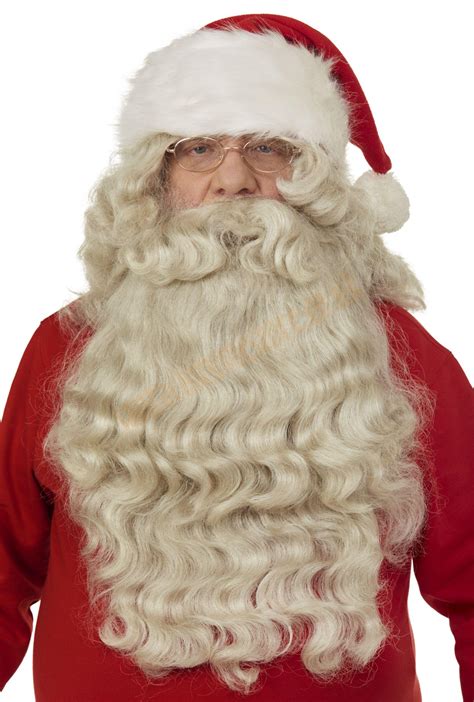 Natural Santa Beard With Wig 19550 Cm Santa Suits