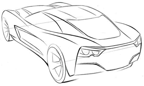 And with aerodynamic components integrated throughout, its form is functional and beautiful. Corvette coloring pages