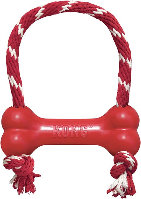 Pet Supplies Pet Chew Toys Kong Goodie Bone With Rope Classic