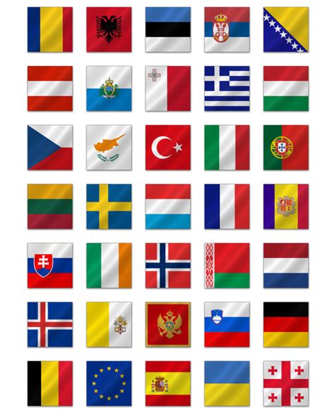 All National Flags Of European Countries Vector Png Image And Psd File