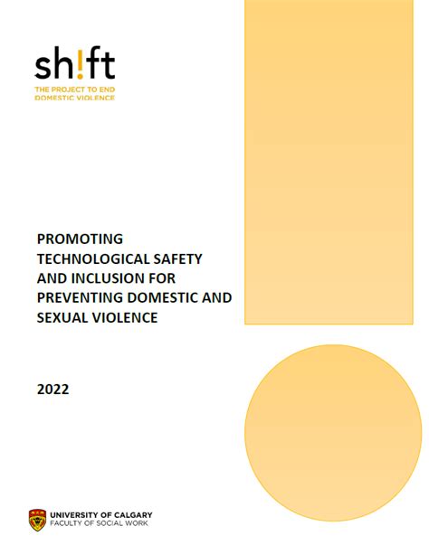 shift the project to end domestic violence promoting technological safety and inclusion for