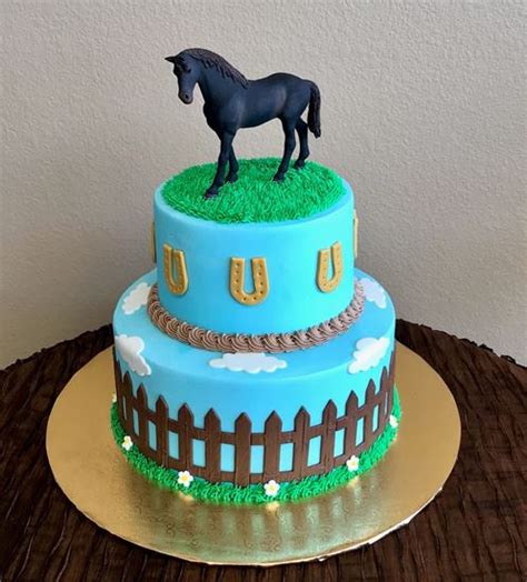 Elegant Cakery Horse Theme Cake