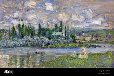View Of Vetheuil Sur Seine 1880 Claude Monet 1840 1926 France French