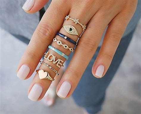 Bohemian Ring Finger Boho Jewelry Set Ebony Fullers Shopp In 2020