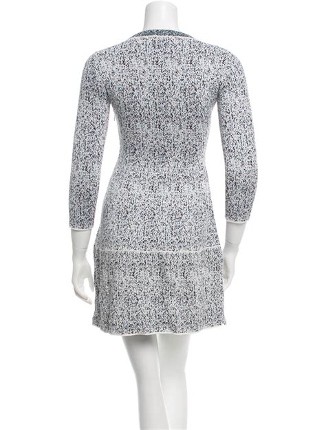 Christian Dior Knit Long Sleeve Dress Clothing Chr36212 The Realreal