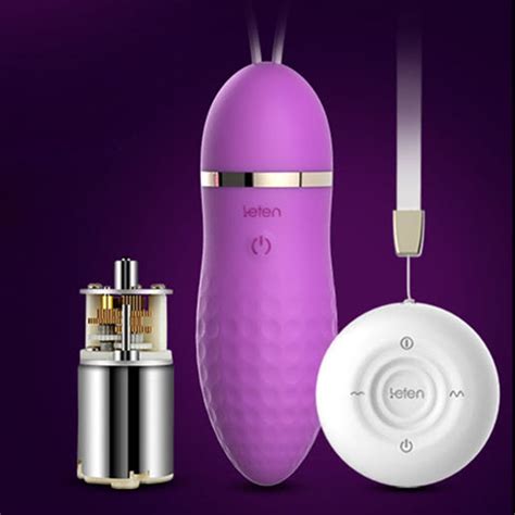 Leten New Silicone Mini Bullet Vibrator Egg Wireless Remote For Women