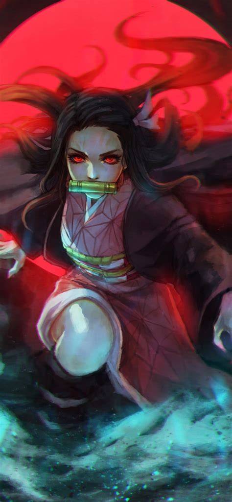 1242x2688 Resolution Nezuko Kamado 4k Art Iphone Xs Max Wallpaper