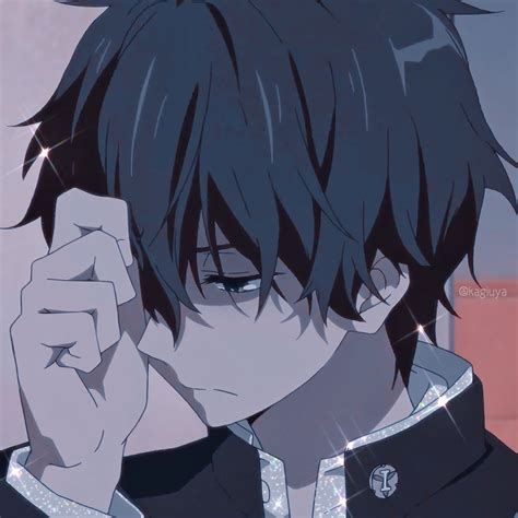 Sad Anime Boy Aesthetic Icon Sad Anime Icon At