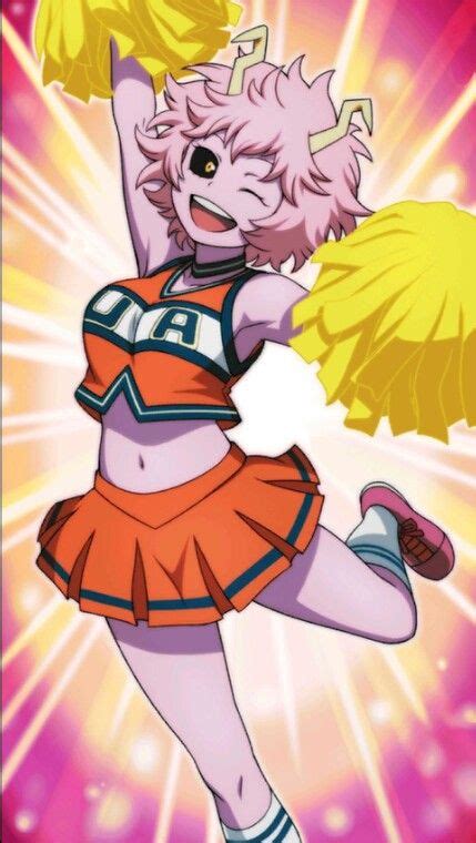 Ashido Mina Porrista My Hero Academia Tsuyu Buko No Hero Academia My