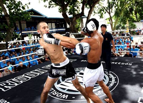 Prison Fight Battle For Freedom Round 7 Event At Klong Pai Prison