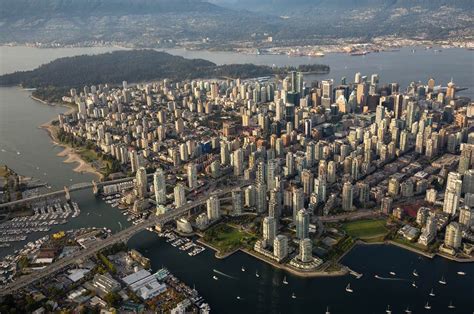 Aerial View Of Downtown Vancouver Canada Travel Tours Vancouver