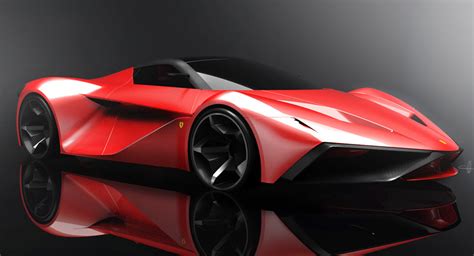 Ferrari Laferrari Replacement Imagined In New Design Study Carscoops
