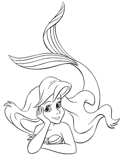 Show them the proper way how to color. Ariel the Little Mermaid coloring pages for girls to print for free