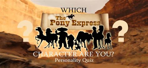 The Pony Express Personality Quiz By An Christiancomics On Deviantart